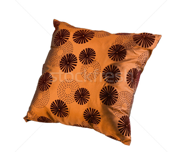 Brązowy poduszka poduszkę nice miękkie domu Zdjęcia stock © JohnKasawa