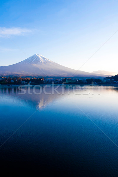 Beautiful Mt. Fuji in autumn  Stock photo © JohnKasawa