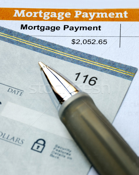 Stock photo: Paying the mortgage for the primary residence