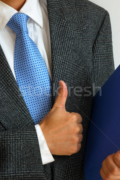 Gentleman pouce up succès affaires homme [[stock_photo]] © johnkwan