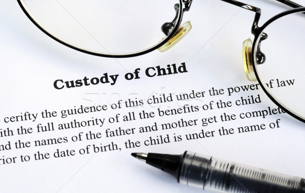 Custody of Child concept of family laws and adoption Stock photo © johnkwan