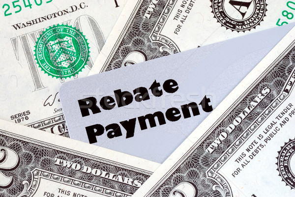 Obtain the rebate payment from a purchase Stock photo © johnkwan