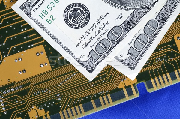 Investing in technology concept of future earnings Stock photo © johnkwan