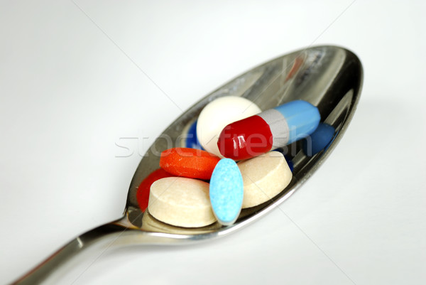 Tıp vitamin doktor sağlık güvenlik Stok fotoğraf © johnkwan