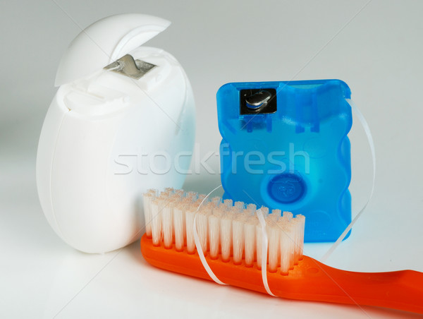 Dental tools toothbrush and floss Stock photo © johnkwan