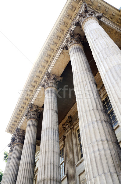 Neoclassical architecture with columns concept of historical building Stock photo © johnkwan