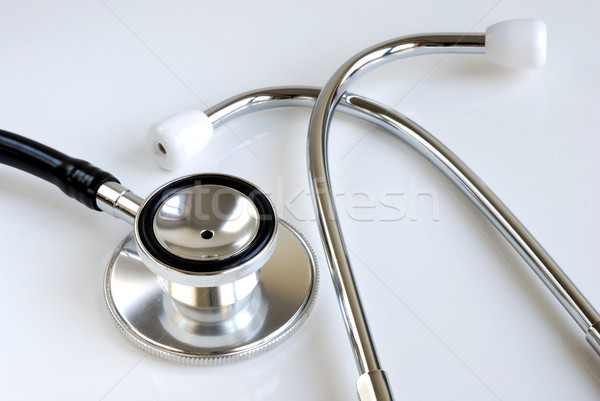 Zdjęcia stock: Widoku · stetoskop · tabeli · biuro · lekarza