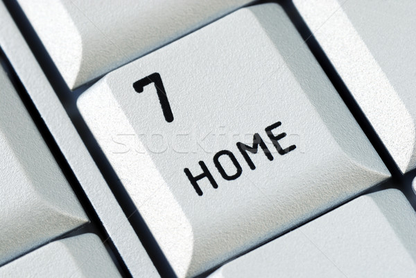 The number 7 key concept of home Stock photo © johnkwan