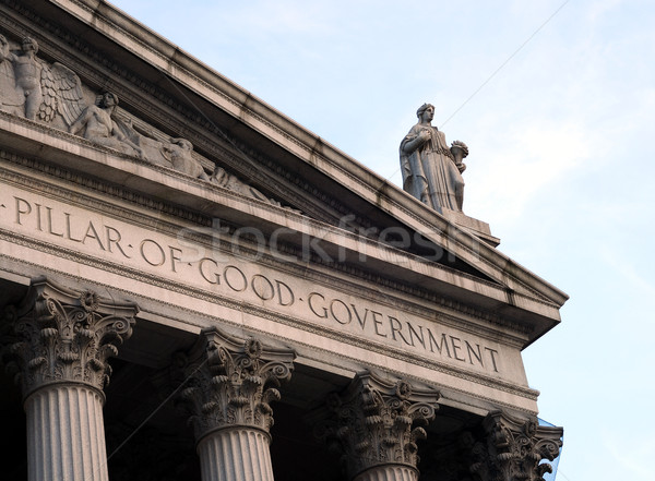 Lady Justice at the roof of a court house Stock photo © johnkwan
