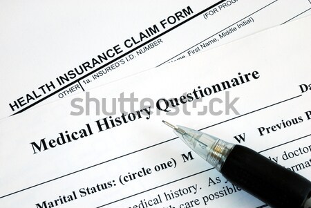 Fill out the home mortgage application form Stock photo © johnkwan