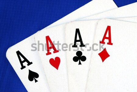 Poker cards concepts of gambling or taking a risk Stock photo © johnkwan