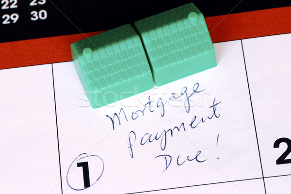 Be sure to pay the home mortgage on time  Stock photo © johnkwan