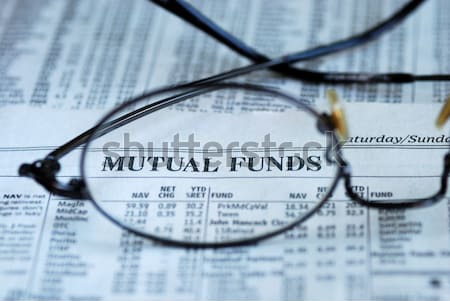 Focus on mutual fund investing Stock photo © johnkwan