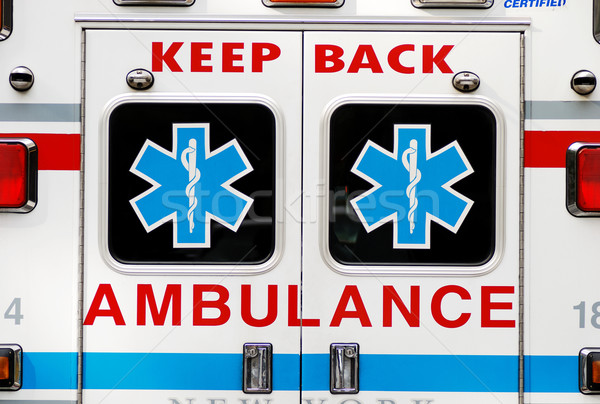 Stock photo: An ambulance concepts of emergency ambulatory care