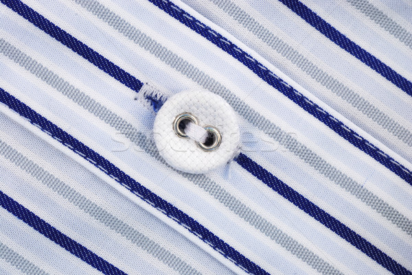 Widoku przycisk shirt moda niebieski Zdjęcia stock © johnkwan
