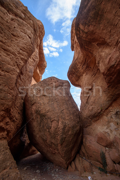 風光明媚な 風景 アトラス 山 モロッコ ストックフォト © johnnychaos