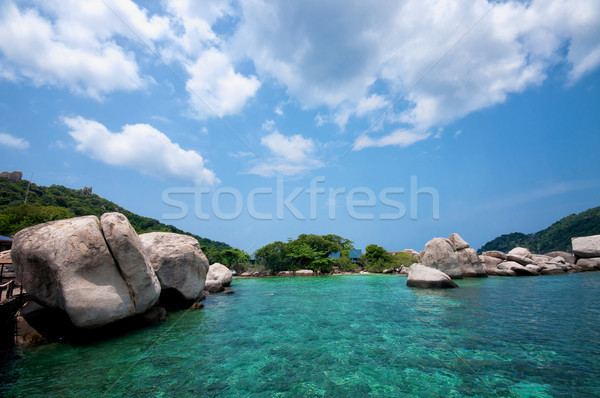 Inseln Thailand Wasser Sonne Landschaft Hintergrund Stock foto © johnnychaos