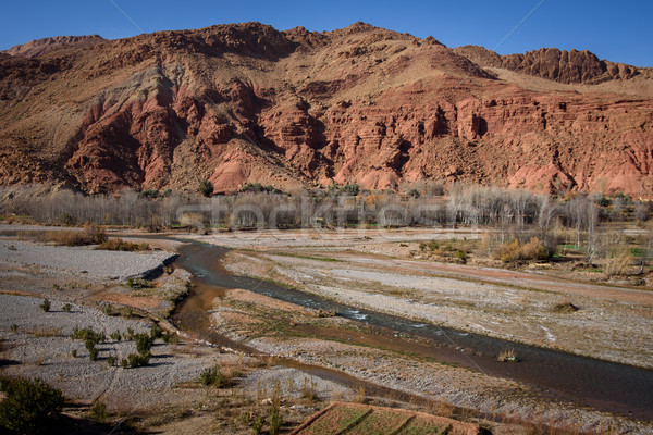 Scénique paysage atlas montagnes Maroc [[stock_photo]] © johnnychaos