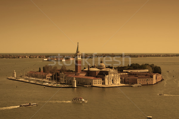 Aerial view of Venice city Stock photo © johnnychaos