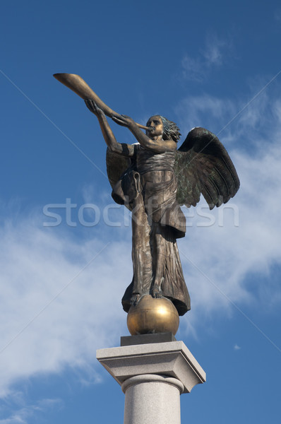Engel Statue Vilnius Litauen Bohemien künstlerischen Stock foto © johnnychaos