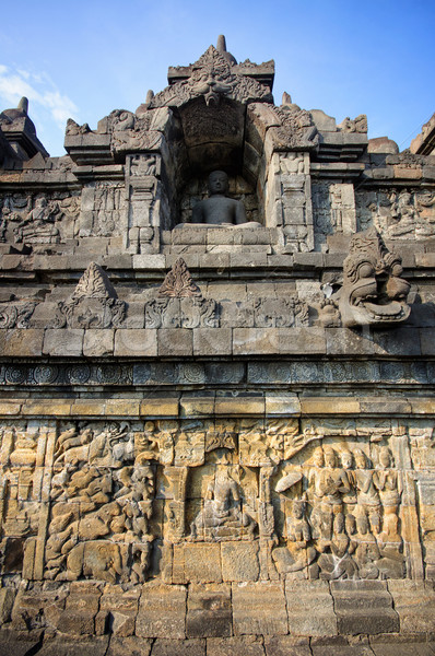 Templo java Indonesia central piedra Foto stock © johnnychaos