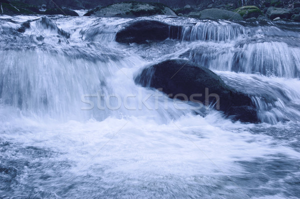 Hegy vízesés folyam hegyek Lengyelország víz Stock fotó © johnnychaos