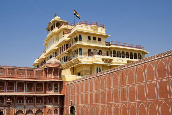 Pitam Niwas Chowk in City Palace in Jaipur, India Stock photo © johnnychaos