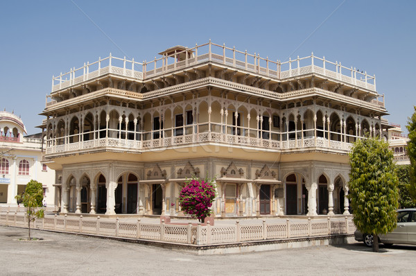 Mubarak Mahal in City Palace in Jaipur, India Stock photo © johnnychaos