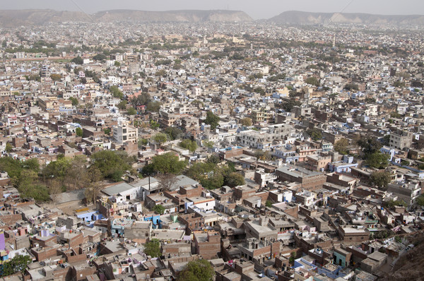 Panorama of Jaipur, Rajastan, India Stock photo © johnnychaos