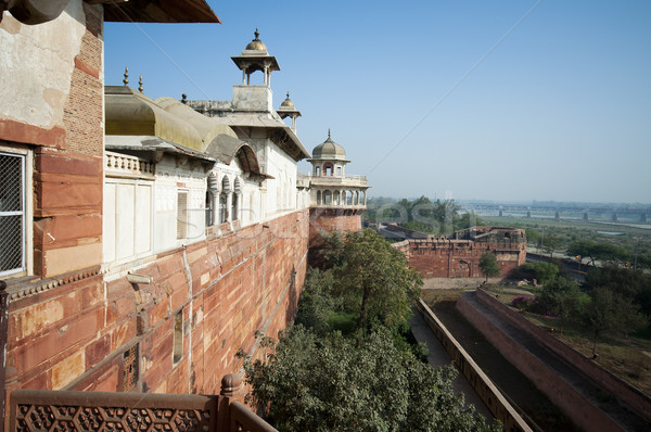 Agra Fort in India Stock photo © johnnychaos