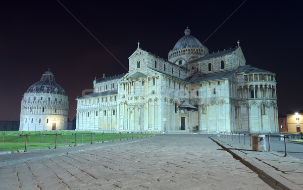 Noche catedral cúpula Italia luz arte Foto stock © johny007pan