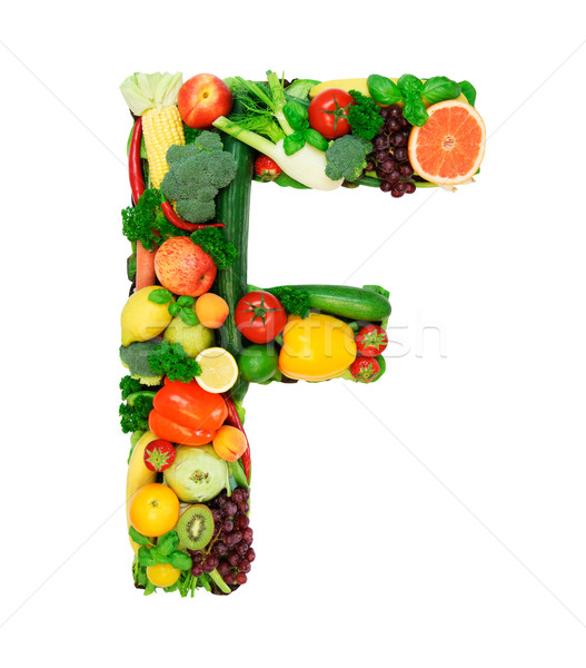 Healthy alphabet - F Stock photo © Johny87