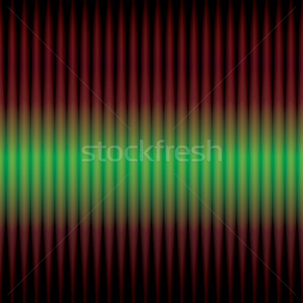 Ilustrare verde futuristic techno proiect radio Imagine de stoc © jomaplaon