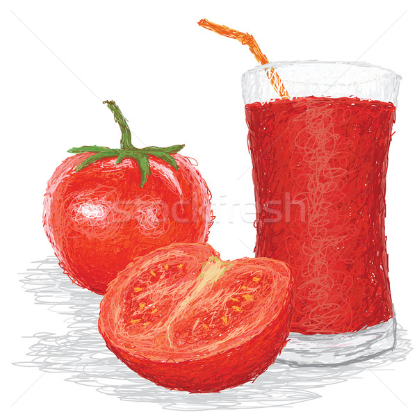 トマト クローズアップ 実例 新鮮な フルーツ ストックフォト © jomaplaon