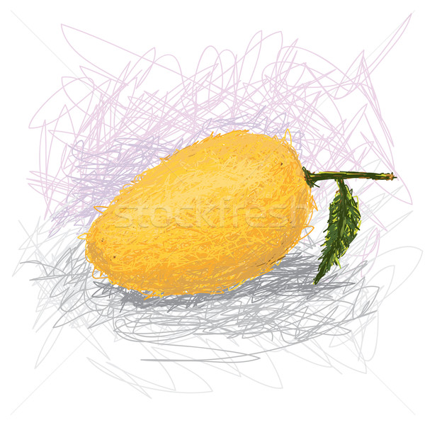マンゴー クローズアップ 実例 新鮮な フルーツ デザート ストックフォト © jomaplaon