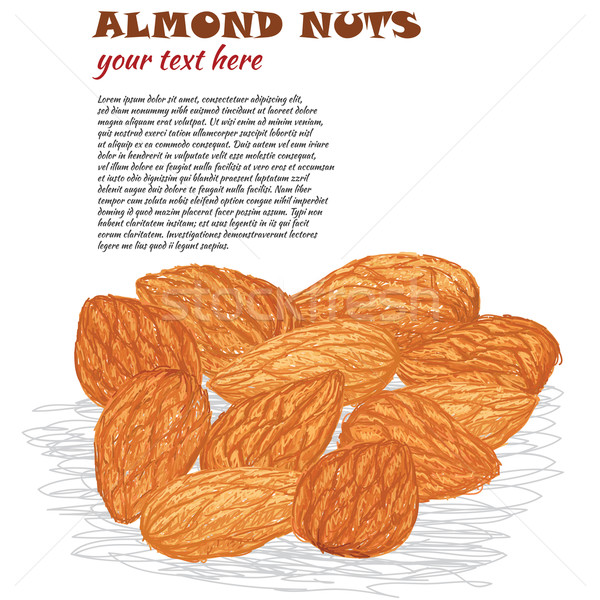 almonds Stock photo © jomaplaon