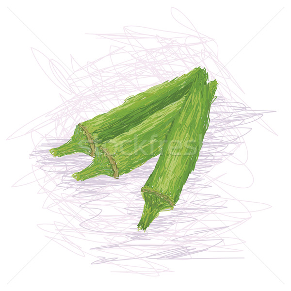 Stock photo: okra