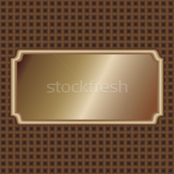 bronze-label Stock photo © jomaplaon
