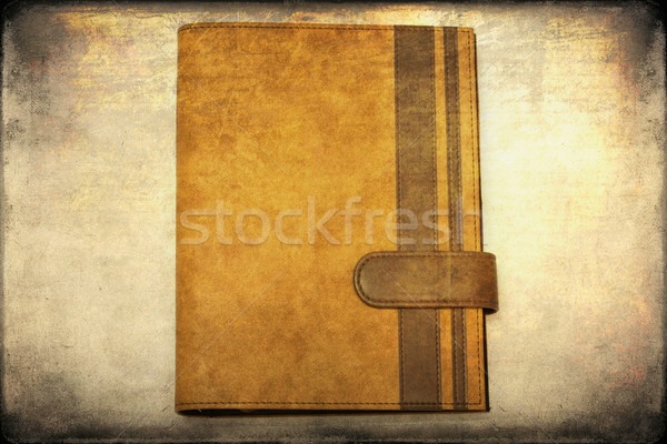 Eski defter kitap arka plan çerçeve Retro Stok fotoğraf © jomphong