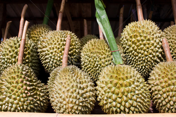 Kraliçe Taylandlı meyve gıda doğa Asya Stok fotoğraf © jomphong