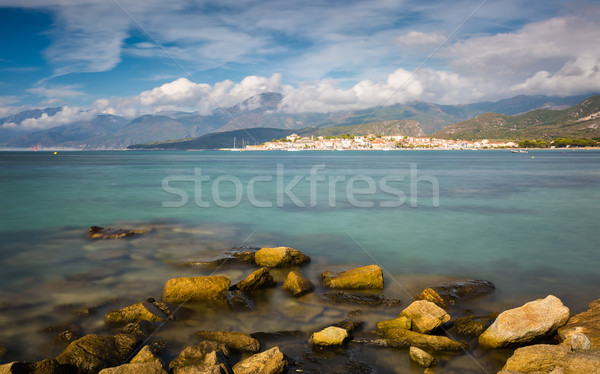 Saint Florent in northern Corsica Stock photo © Joningall