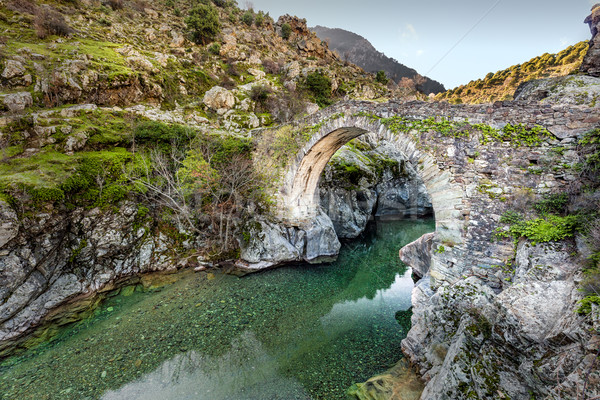 Río puente córcega Foto stock © Joningall