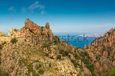 Córcega oeste costa naturaleza mar montana Foto stock © Joningall