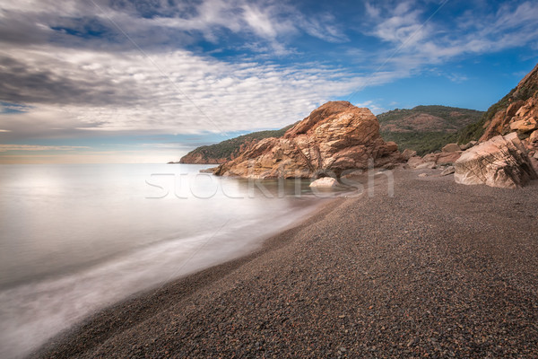 Bussaglia beach on west coast of Corsica Stock photo © Joningall