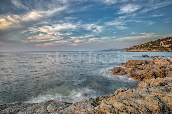 Coast of Balagne region of Corsica Stock photo © Joningall