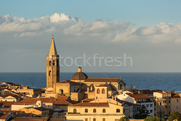 Cattedrale di Santa Maria in Alghero, Sardinia Stock photo © Joningall