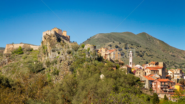 Corte citadel in Corsica Stock photo © Joningall
