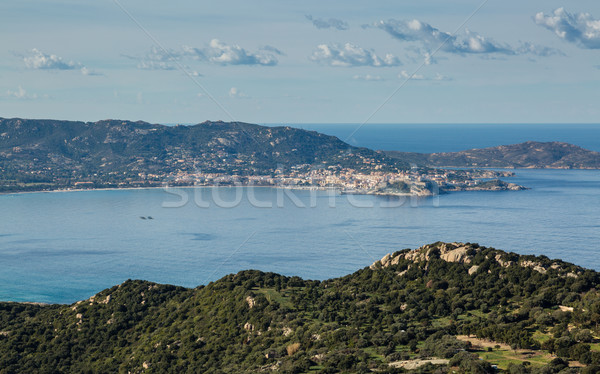 Calvi Bay in Balagne region of Corsica Stock photo © Joningall