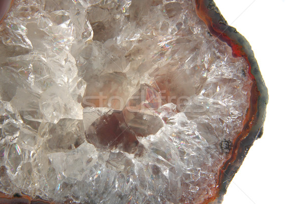 crystal and agate mineral background Stock photo © jonnysek