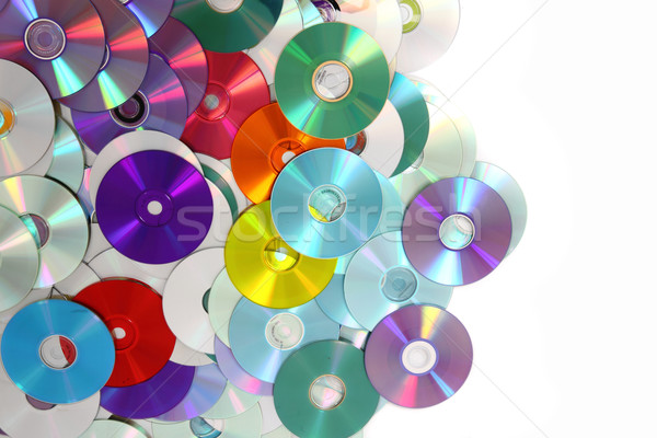 CD and DVD background Stock photo © jonnysek